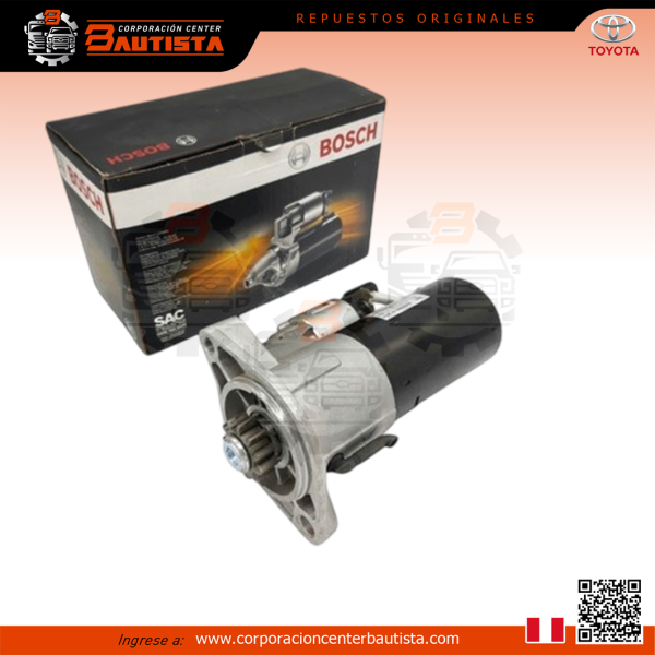 Motor arranque Boch Sistema eléctrico - toyota hilux 4x4 corporacion center bautista lima peru Motor arranque Boch Sistema eléctrico - Toyota Hilux 4x4